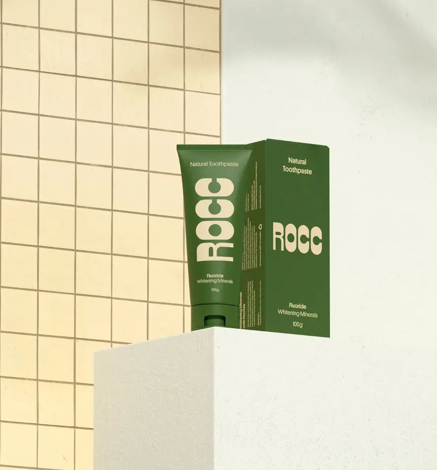 Rocc Naturals Whitening Minerals with Fluoride Toothpaste Rocc Naturals