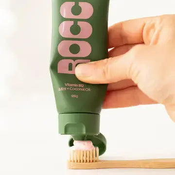 Rocc Naturals Vitamin B12 Mint + Coconut Oil Toothpaste Rocc Naturals