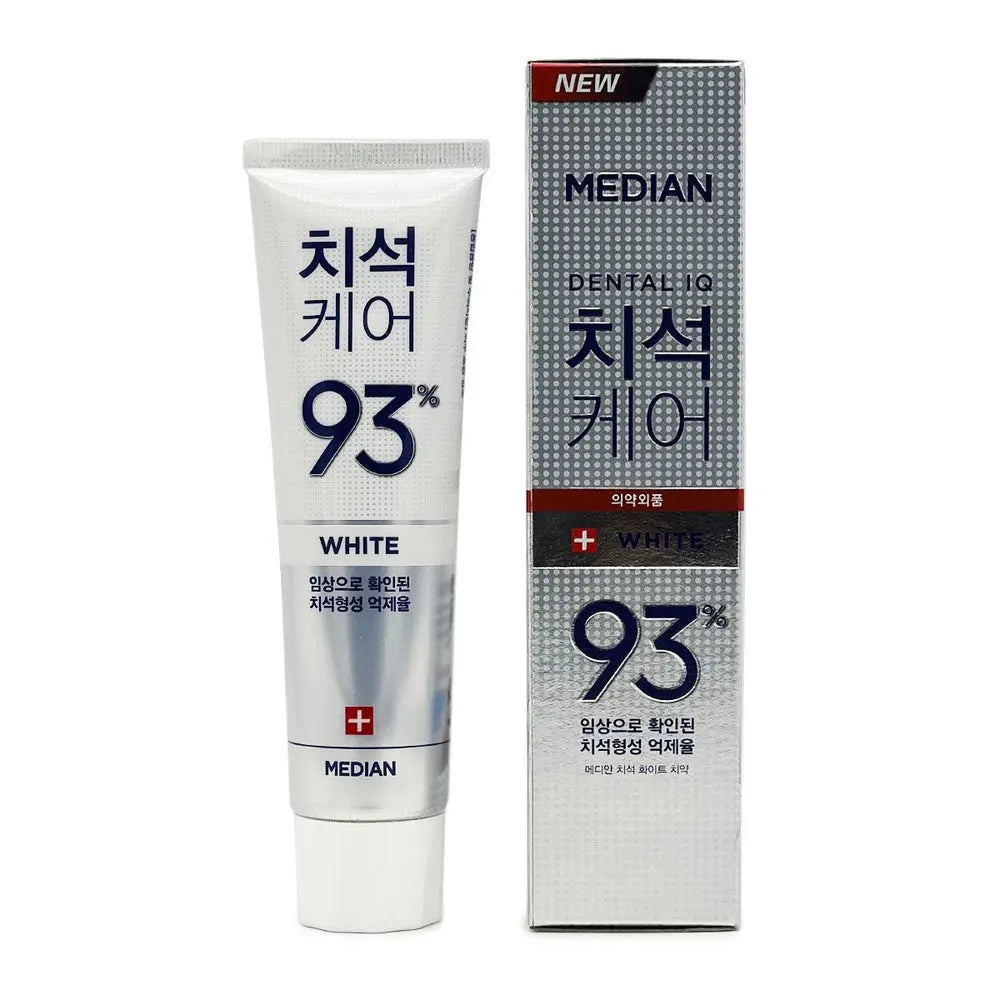 Median whitening toothpaste packaging