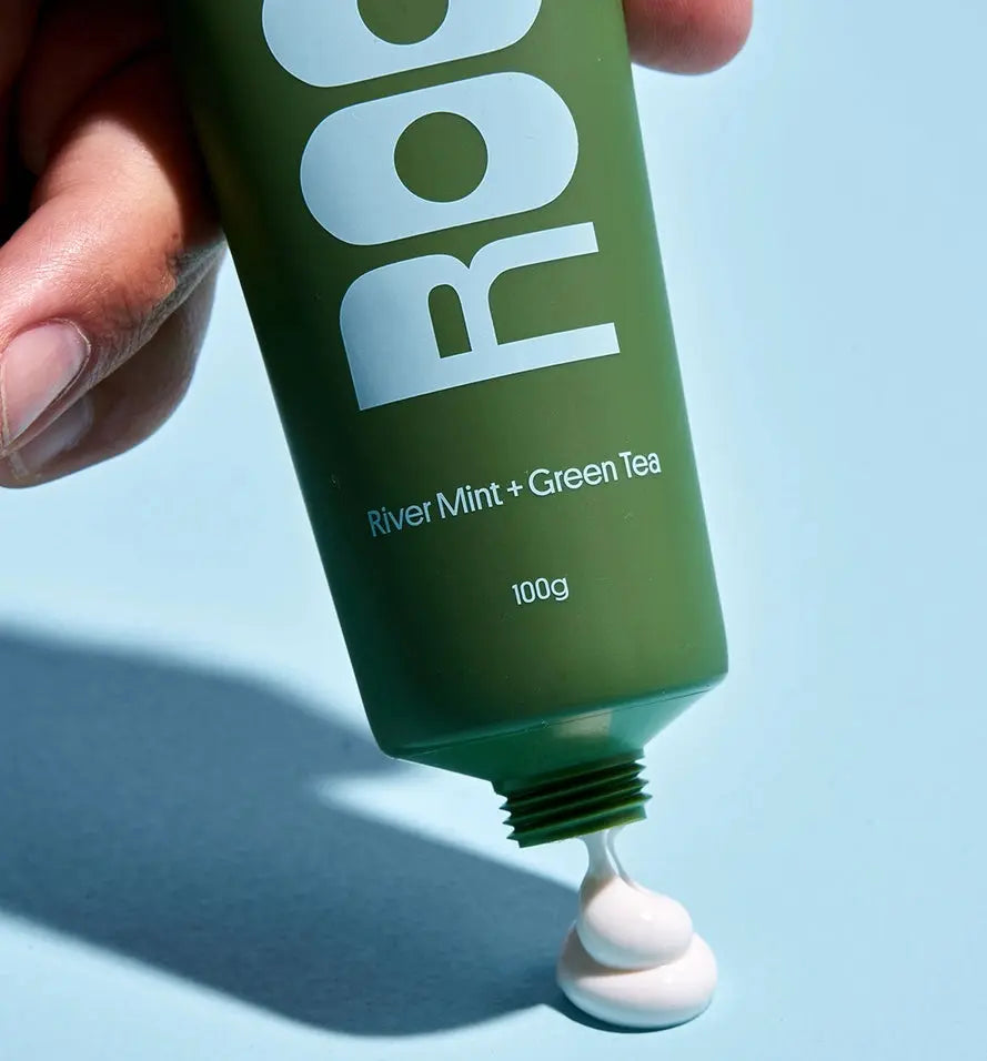 ROCC Natural Toothpaste, River Mint + Green Tea small squeeze