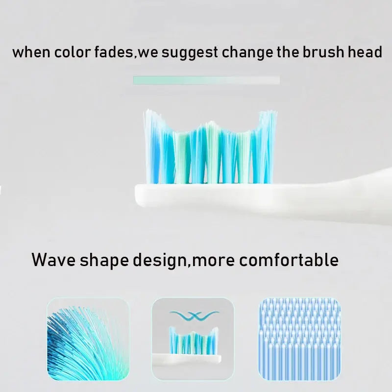 Seago Electric Toothbrush Head Replacement 10 Pack SEAGO