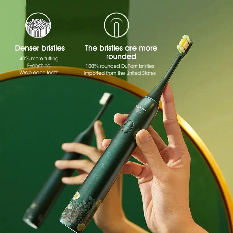 SOOCAS X3U Electric Toothbrush Van Gogh Green Bristles