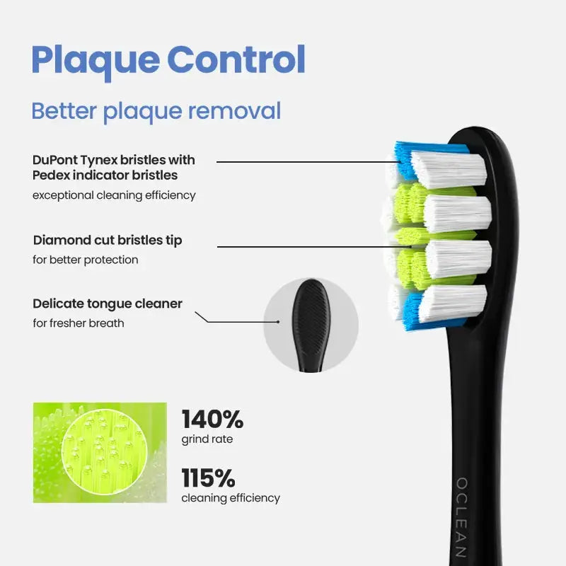 Original Oclean Replacement Spare Electric Toothbrush Brush Heads Oclean
