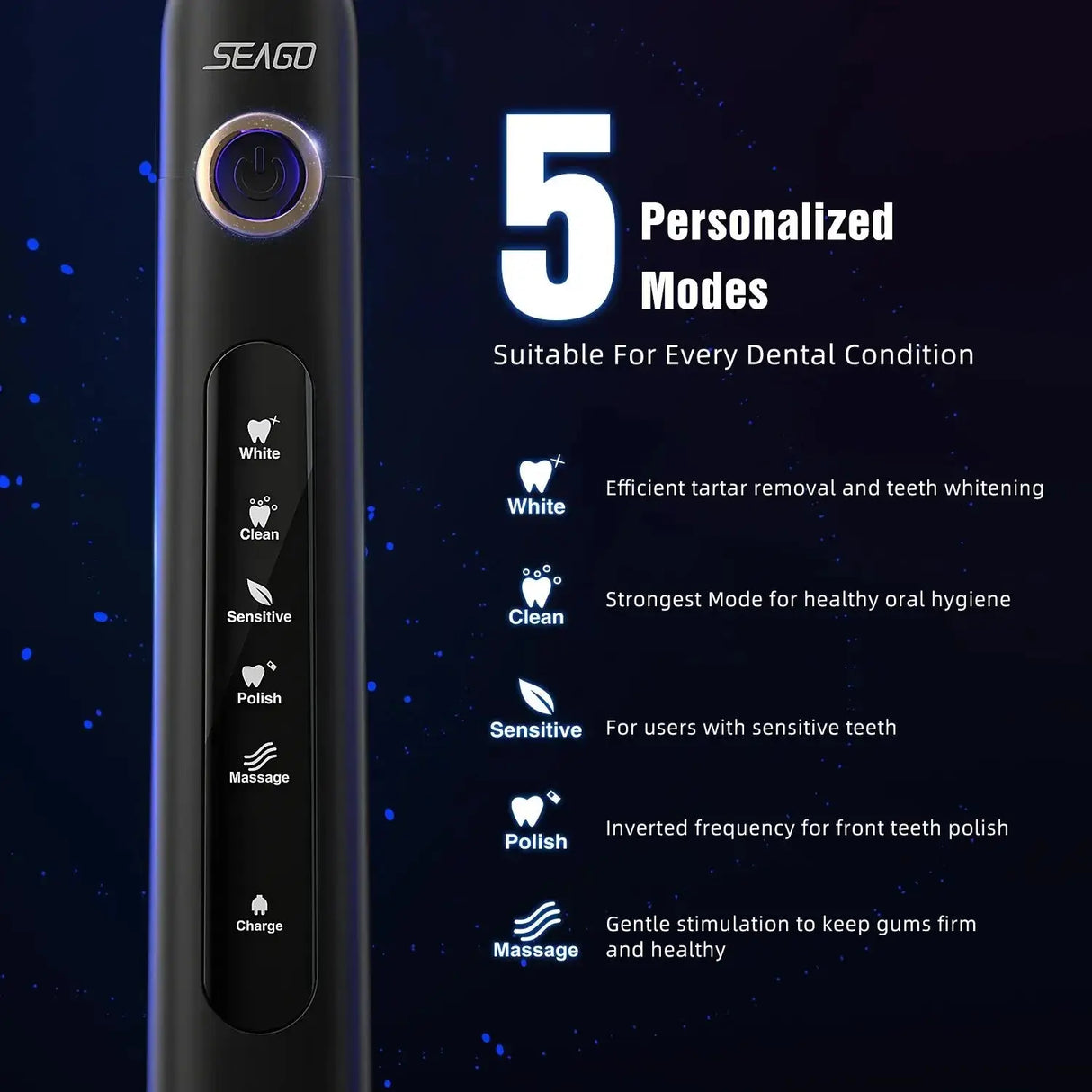 Seago Sonic Toothbrush Electric Toothbrush SG507 SEAGO