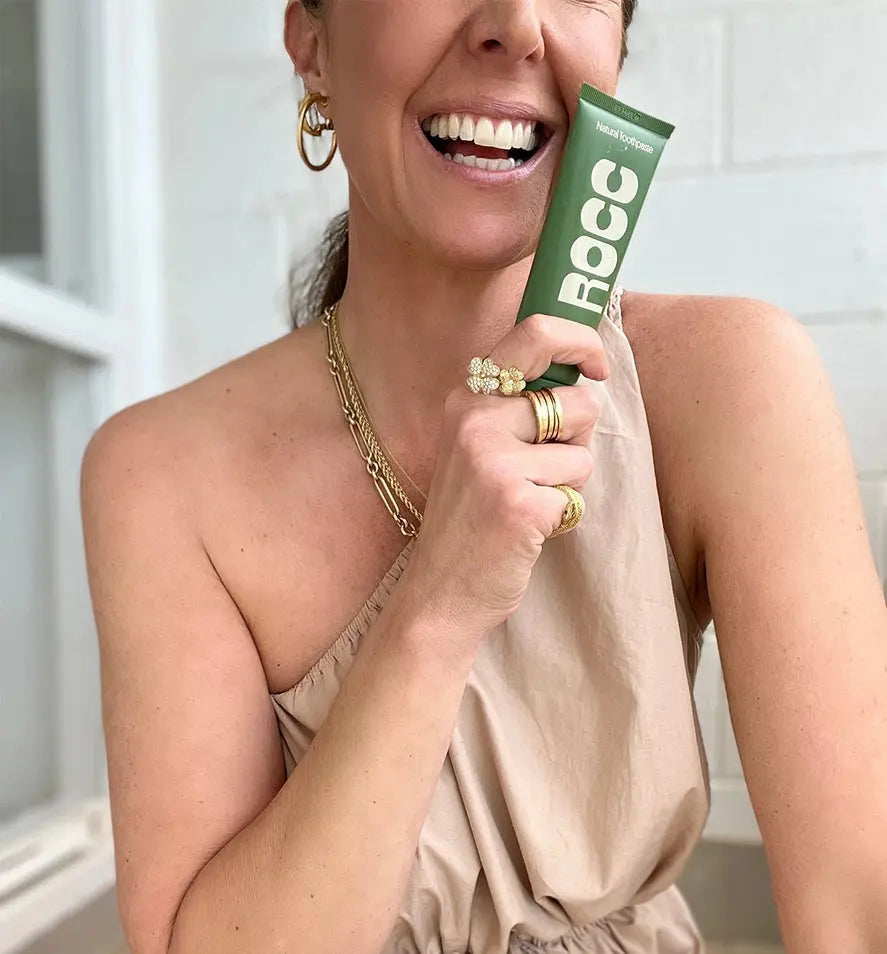 Rocc Naturals Whitening Minerals with Fluoride Toothpaste Rocc Naturals