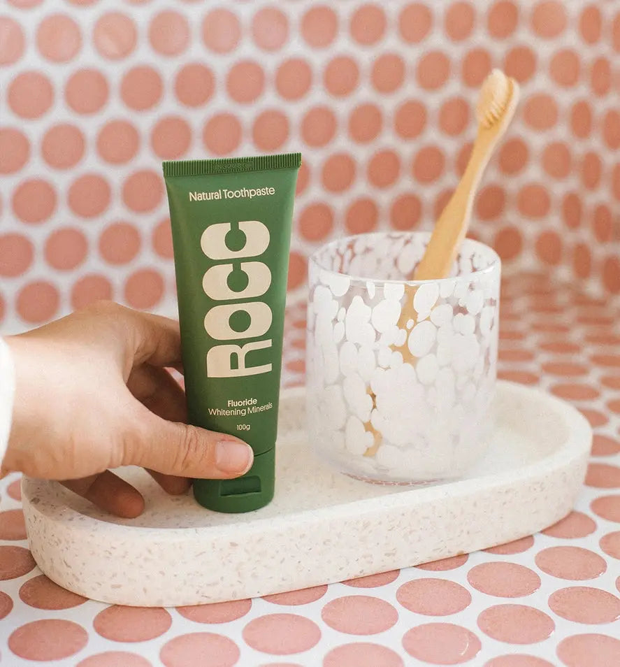 Rocc Naturals Whitening Minerals with Fluoride Toothpaste Rocc Naturals