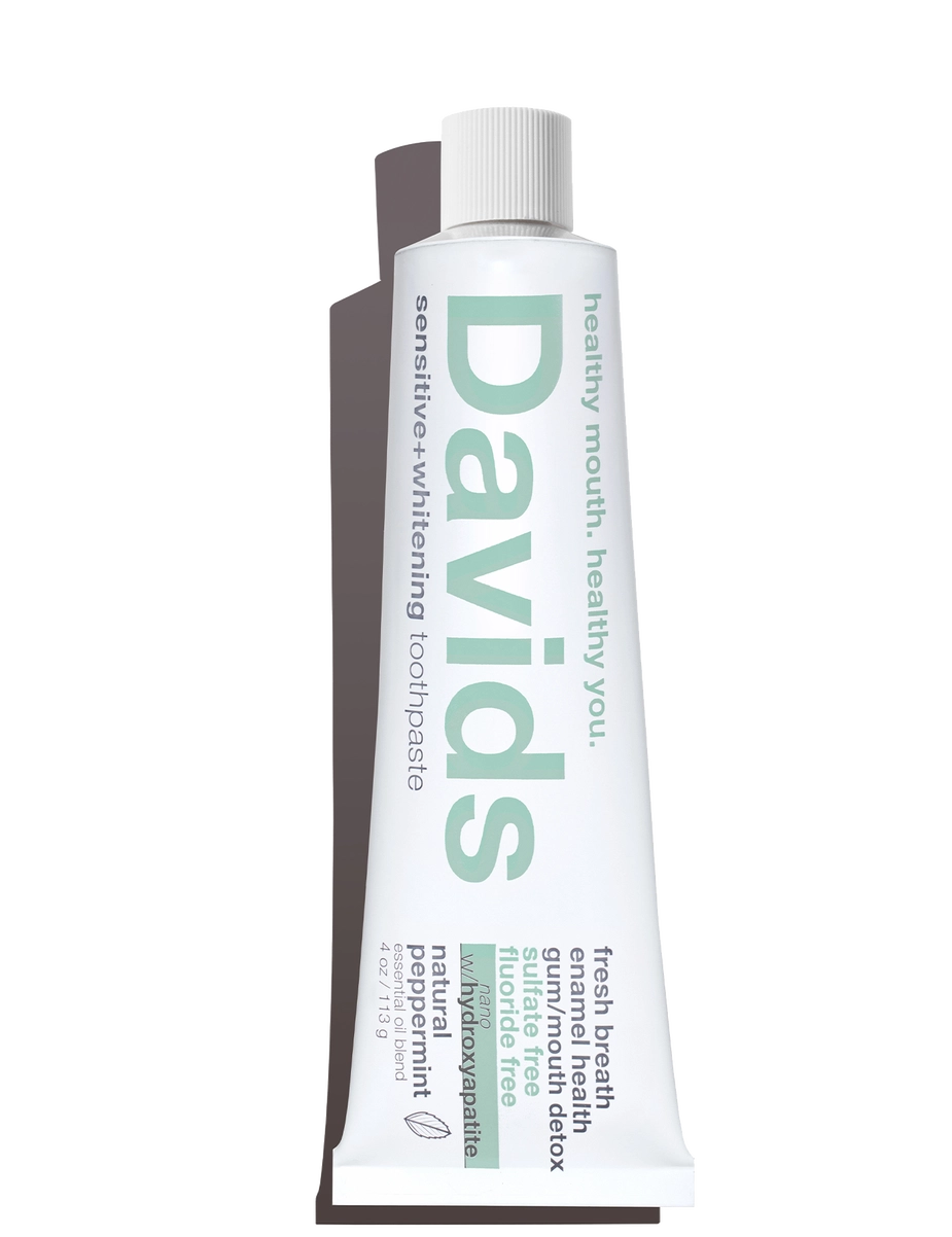 Davids Hydroxi Sensitive + Whitening Hydroxyapatite Toothpaste - Natural Peppermint