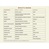 Happy Tooth Natural Hydroxyapatite Toothpaste - Mint Brownie ingredients