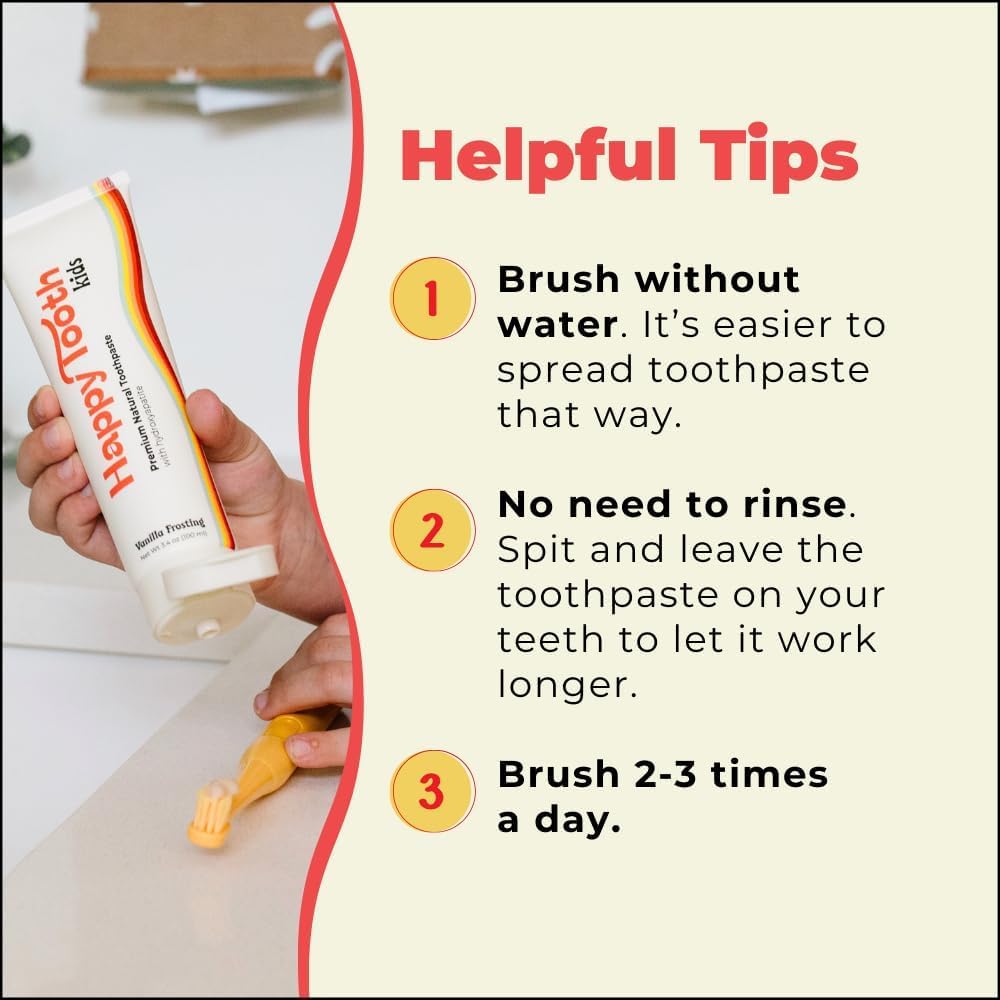 Happy Tooth Natural Hydroxyapatite Toothpaste - Lemon Twist - 100ml