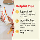 Happy Tooth Natural Hydroxyapatite Toothpaste - Lemon Twist - 100ml