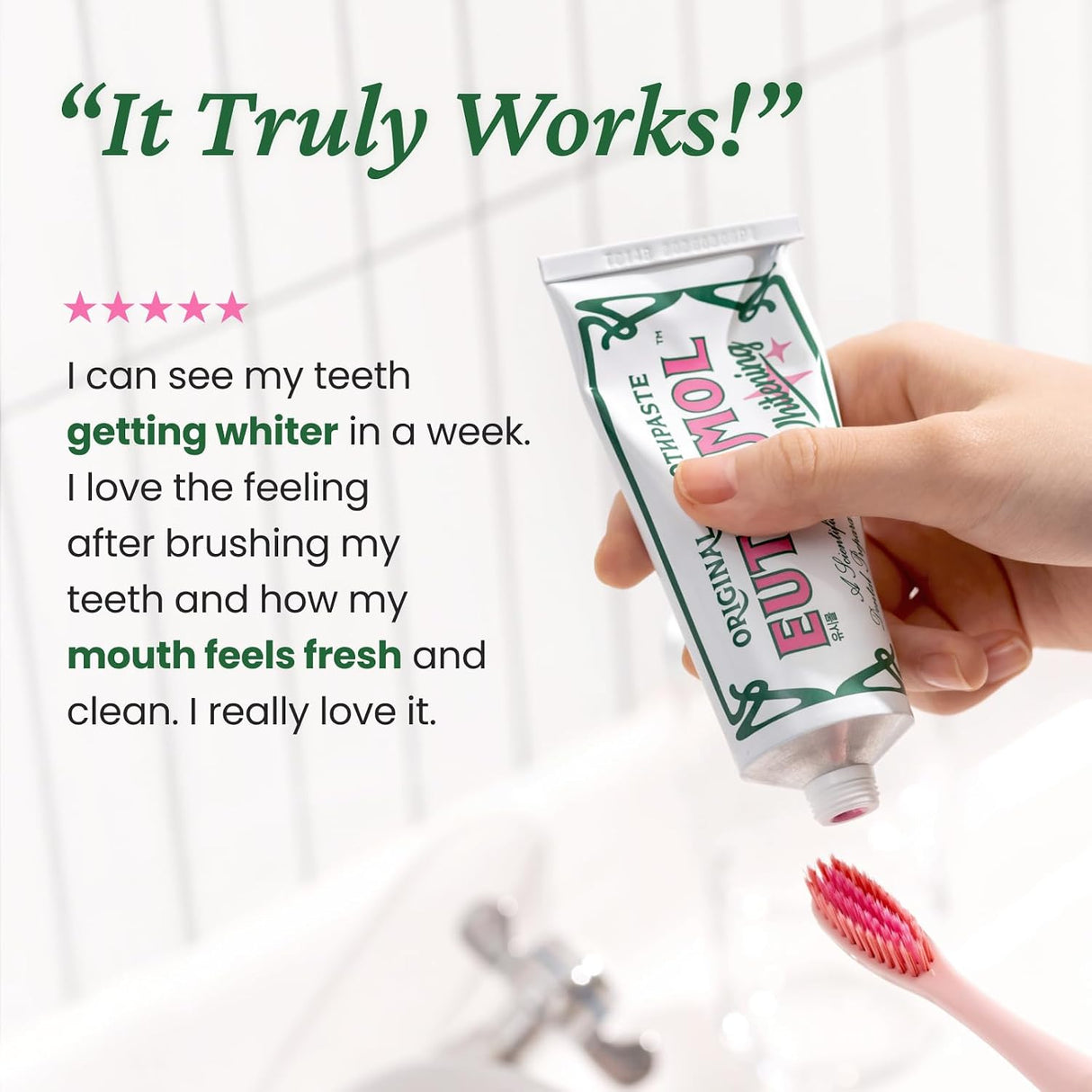 Euthymol Original Pink Toothpaste - 106g