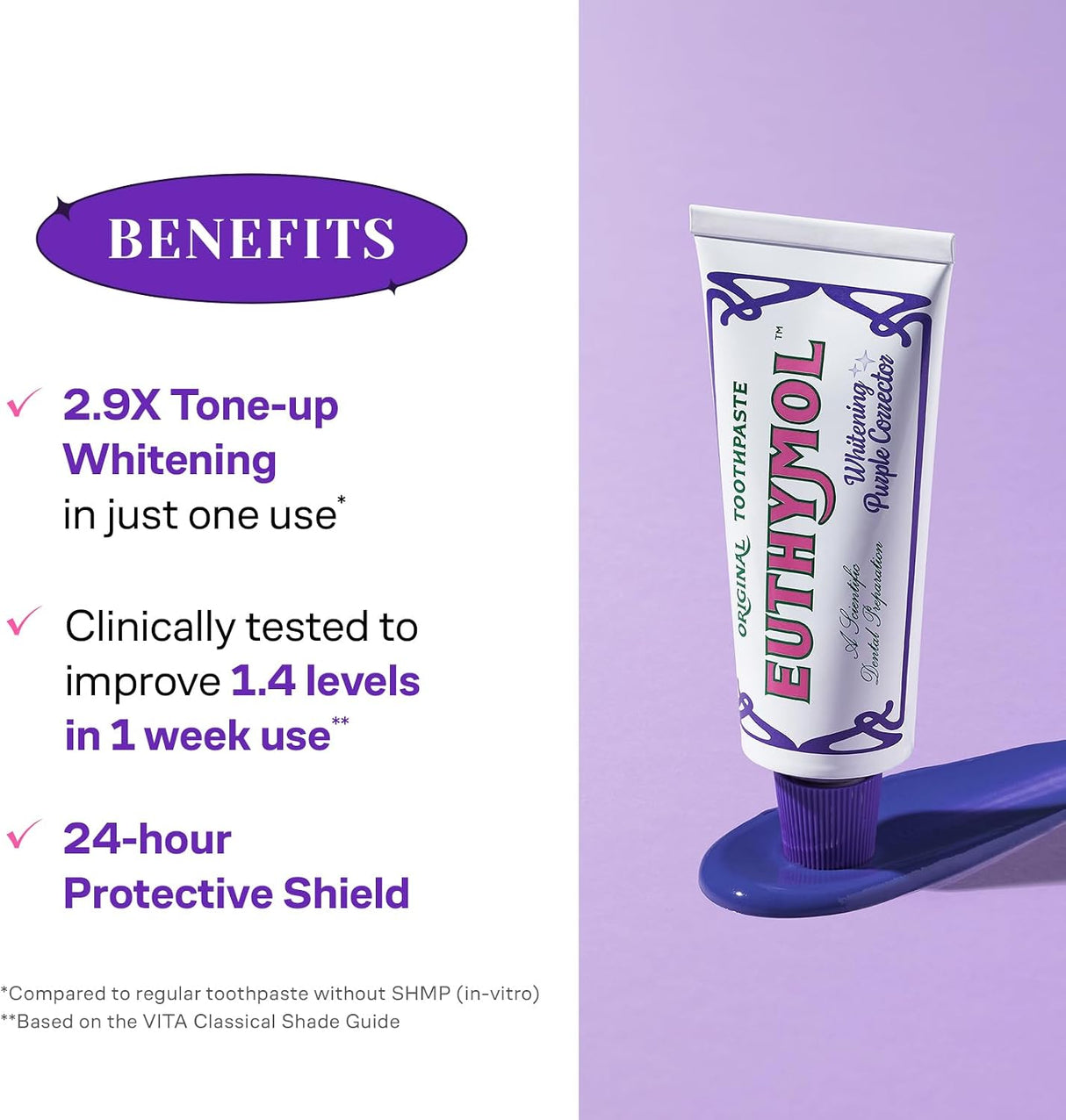 Euthymol Purple Whitening Toothpaste – 106g