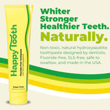 Happy Tooth Natural Hydroxyapatite Toothpaste - Lemon Twist - 100ml