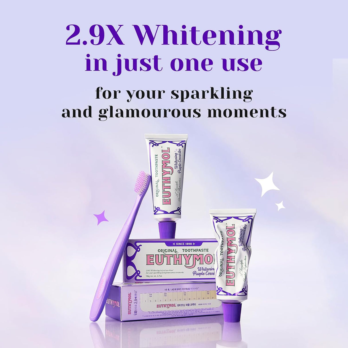 Euthymol Purple Whitening Toothpaste – 106g