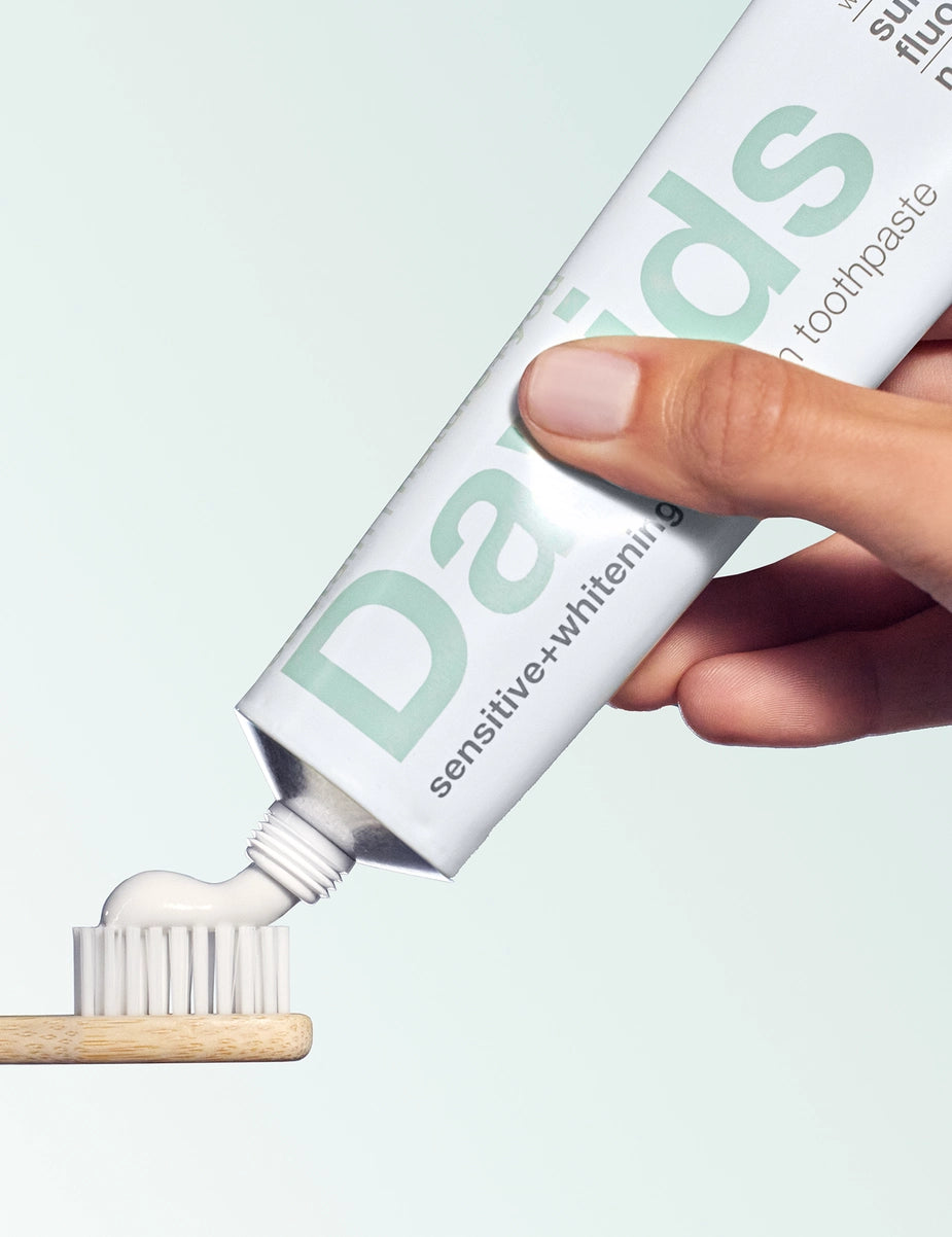 Davids Hydroxi Sensitive + Whitening Hydroxyapatite Toothpaste - Natural Peppermint