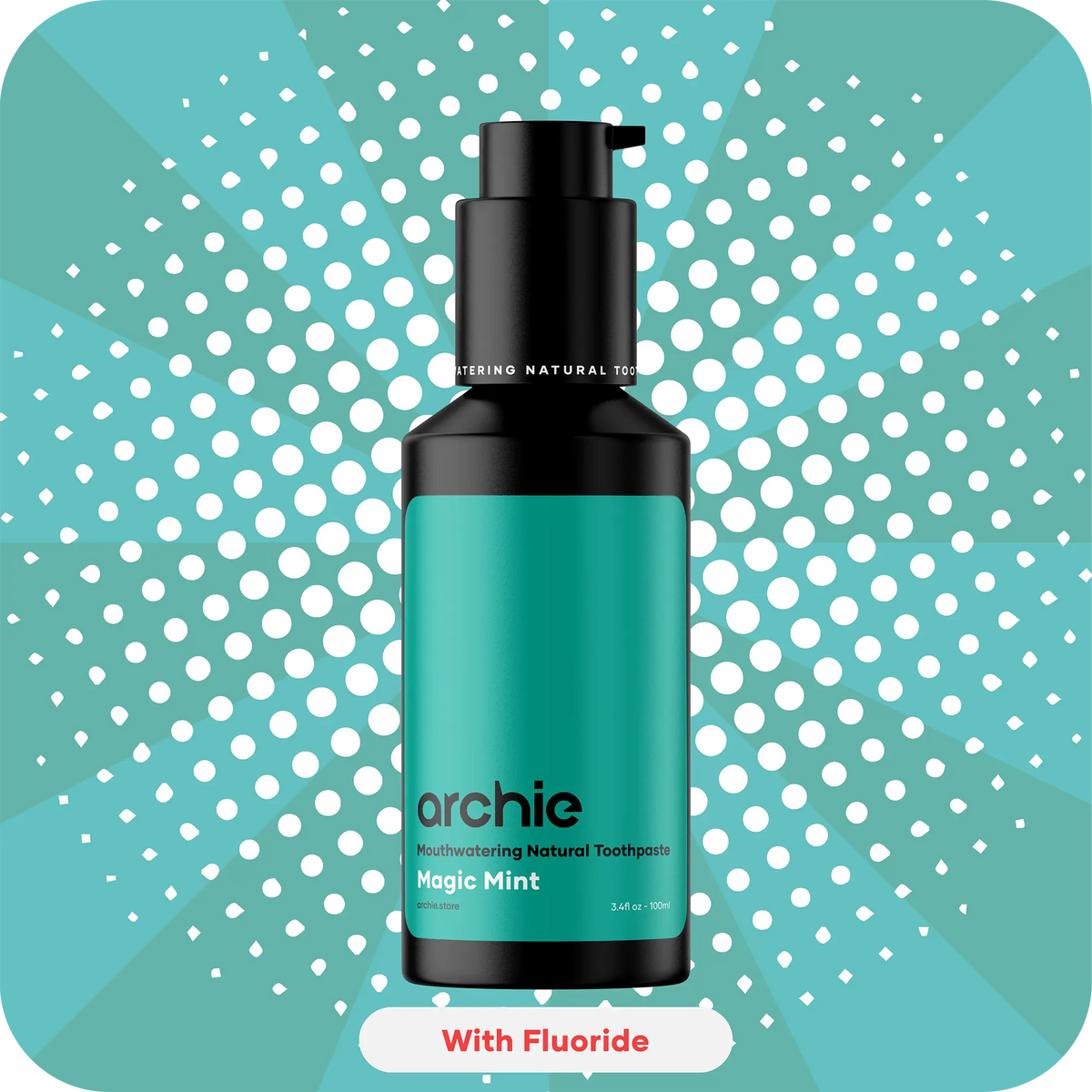Magix Toothpaste Archie Magic Mint Fluoride Toothpaste 100ml - Australian made – Budget ...