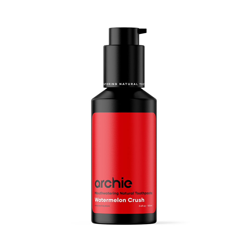 Archie Watermelon Crush with Fluoride bottle