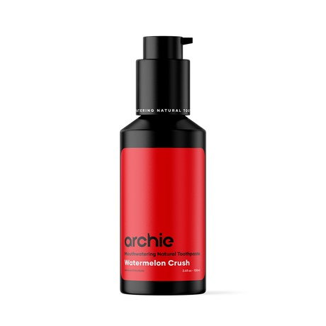 Archie Watermelon Crush with Fluoride bottle