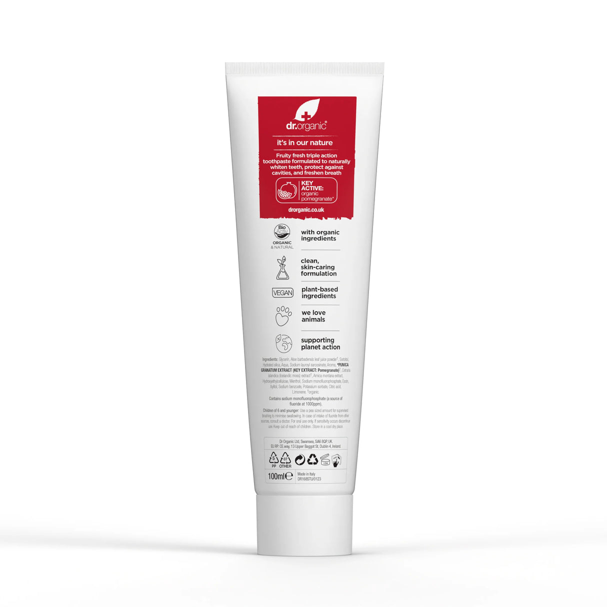 Dr Organic Pomegranate Toothpaste – 100m
