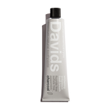 Close up of Davids Premium Natural Toothpaste - Charcoal and Peppermint toothpaste tube