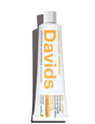 Tube of Davids toothpaste on a white background