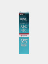 Median toothpaste product box on a white background.