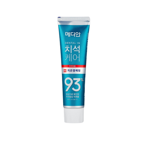Tube of Median Gingivitis toothpaste label on a white background