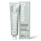 Davids Premium Peppermint Toothpaste – Natural Whitening & Antiplaque 149g