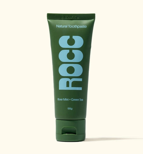 ROCC Natural Toothpaste, River Mint + Green Tea