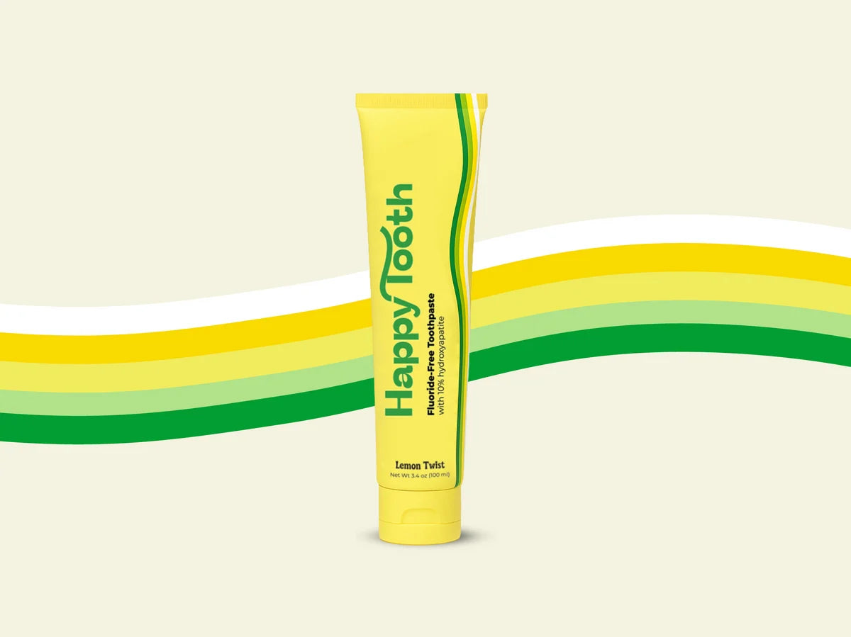 Happy Tooth Natural Hydroxyapatite Toothpaste - Lemon Twist - 100ml