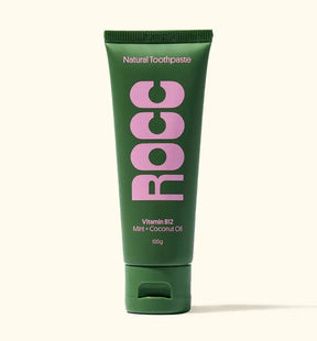 Rocc Naturals Vitamin B12 Mint + Coconut Oil Toothpaste Rocc Naturals