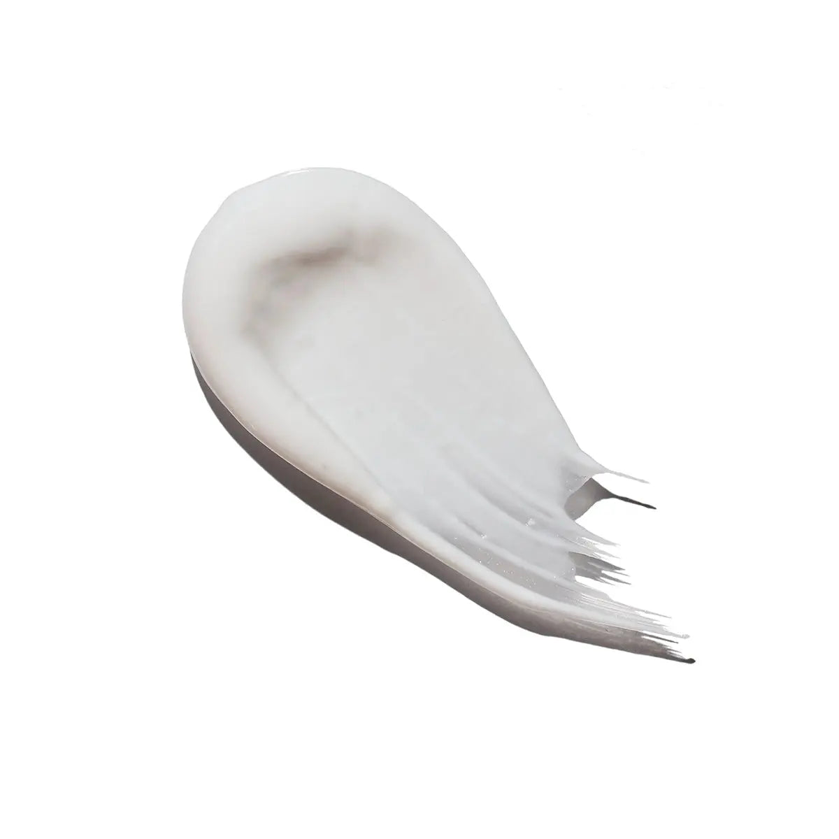 Smear of Davids Natural Toothpaste on a white background