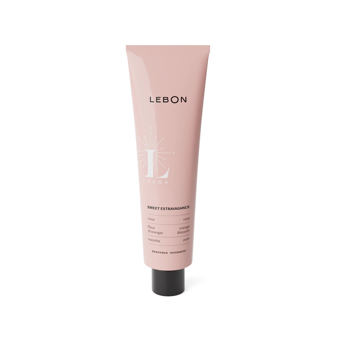 LEBON Sweet Extravagance Toothpaste – Rose, Orange Blossom & Mint - 140g