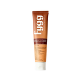 Fygg chocolate swirl probiotic toothpaste tube on a white background