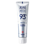 Tube of median toothpaste against a white background
