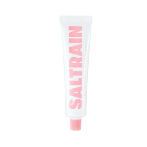 Saltrain Rose Citron toothpaste on a white background