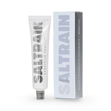 Saltrain sensitive toothpaste tube and packaging on a white background