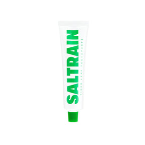 Saltrain tiger leaf toothpaste on a white background